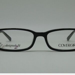 NWT CG Designed2fit Black/Cream Women's Eyeglass Frames 0818 53-16-140 Orig.$78